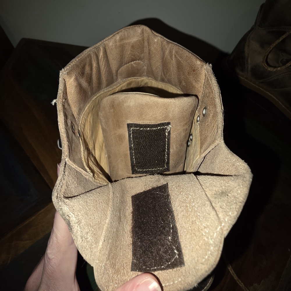 Edelweiss Unique Rare Vintage Leather Boots - Picture 8 of 10